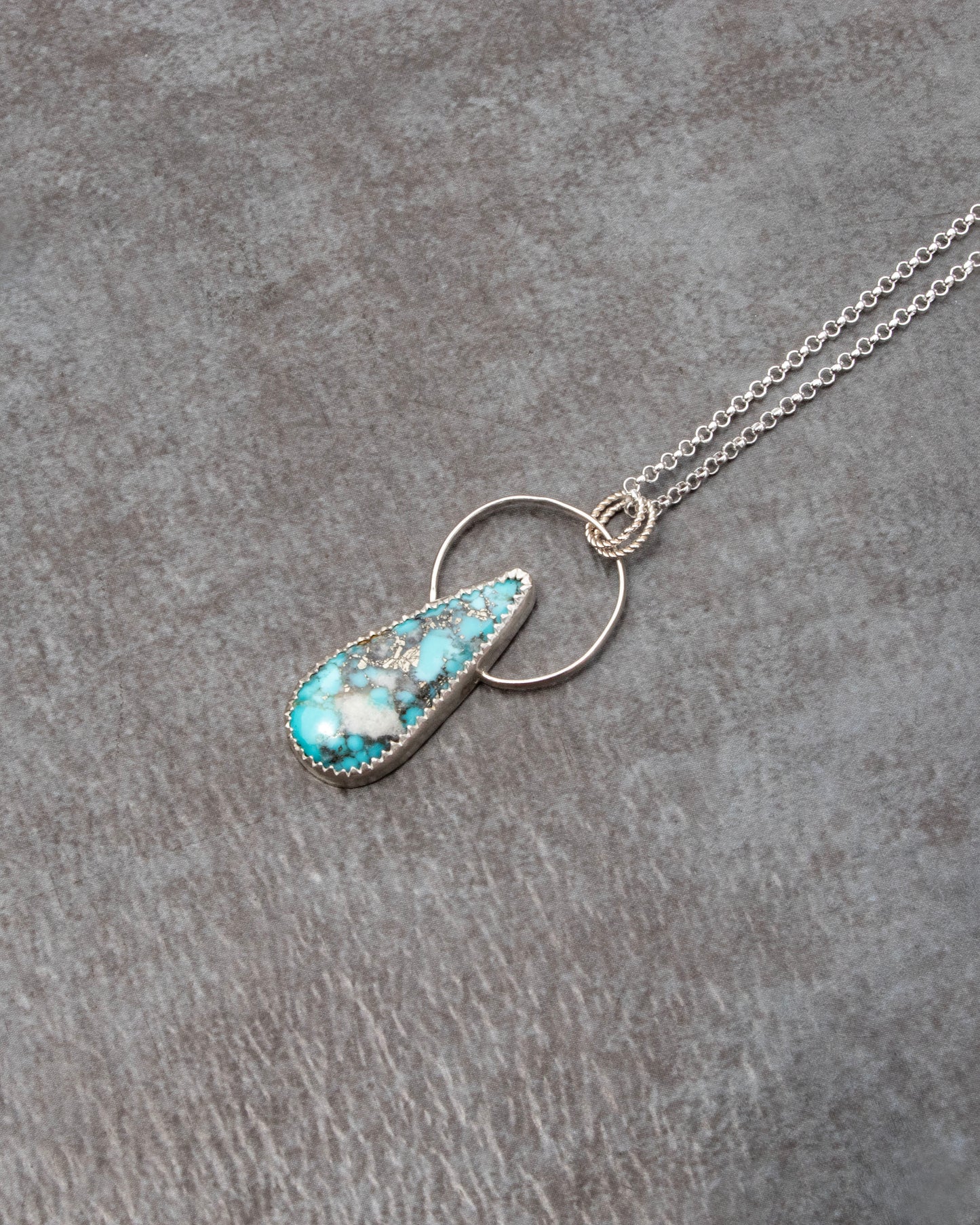 Slim Kingman Turquoise Necklace