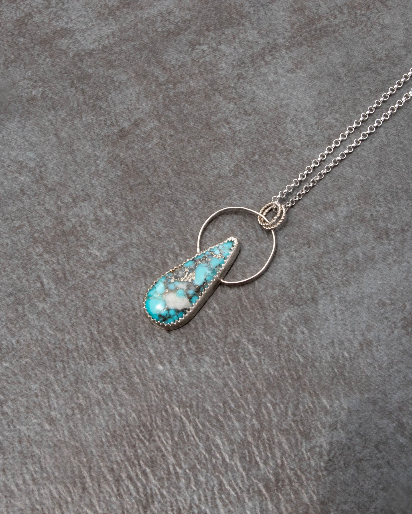 Slim Kingman Turquoise Necklace
