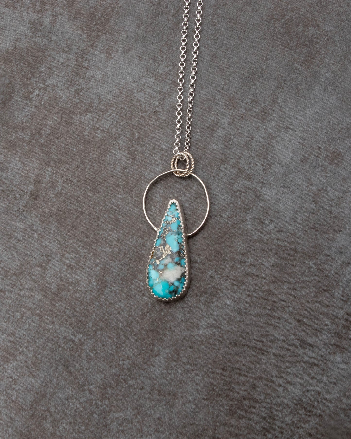 Slim Kingman Turquoise Necklace