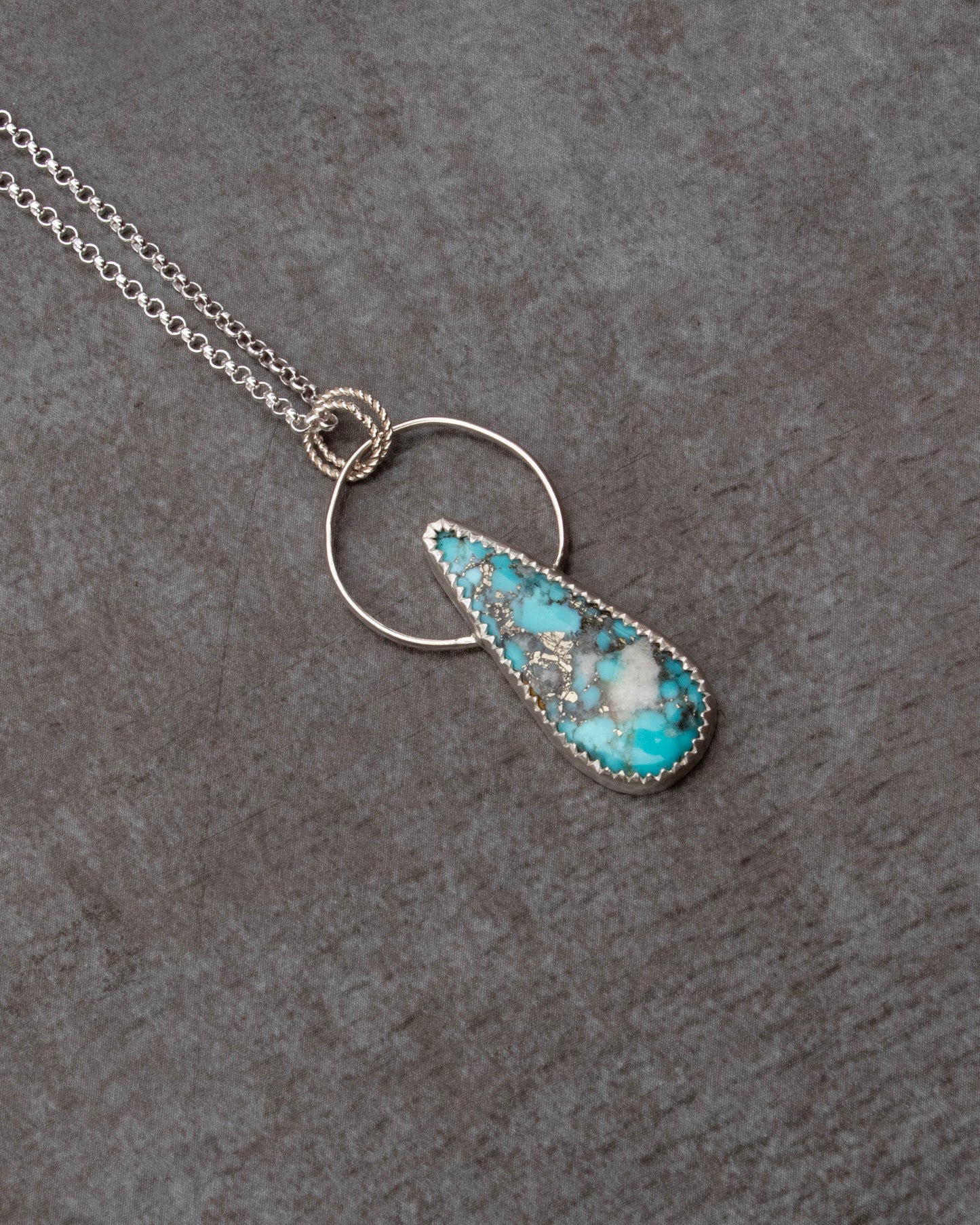 Slim Kingman Turquoise Necklace