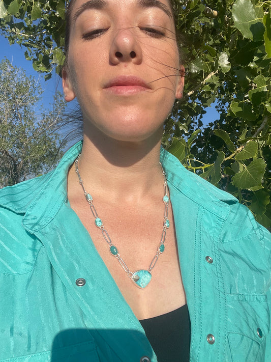 White Water Statement Necklace