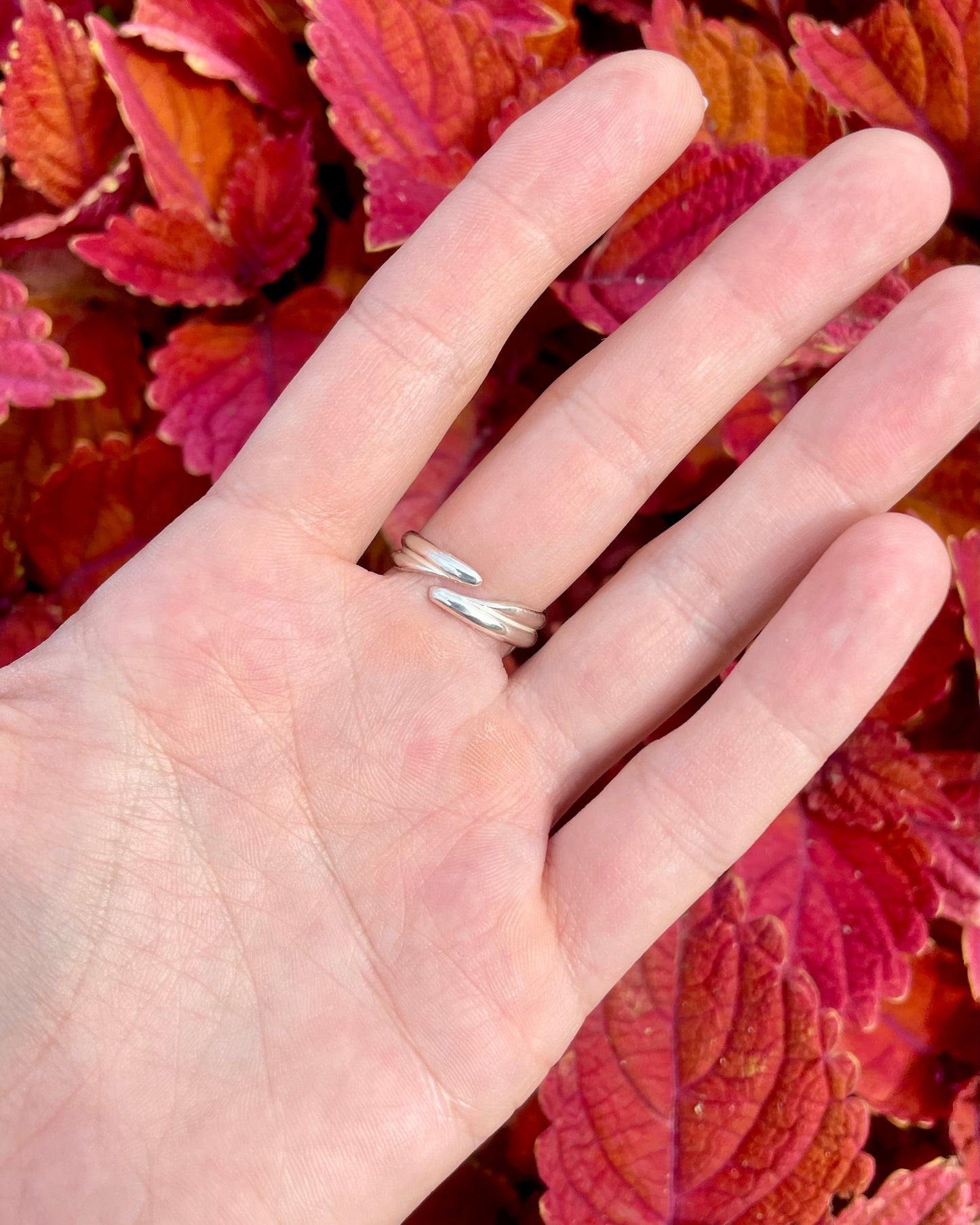 Adjustable White Water Turquoise and Moonstone Statement Ring