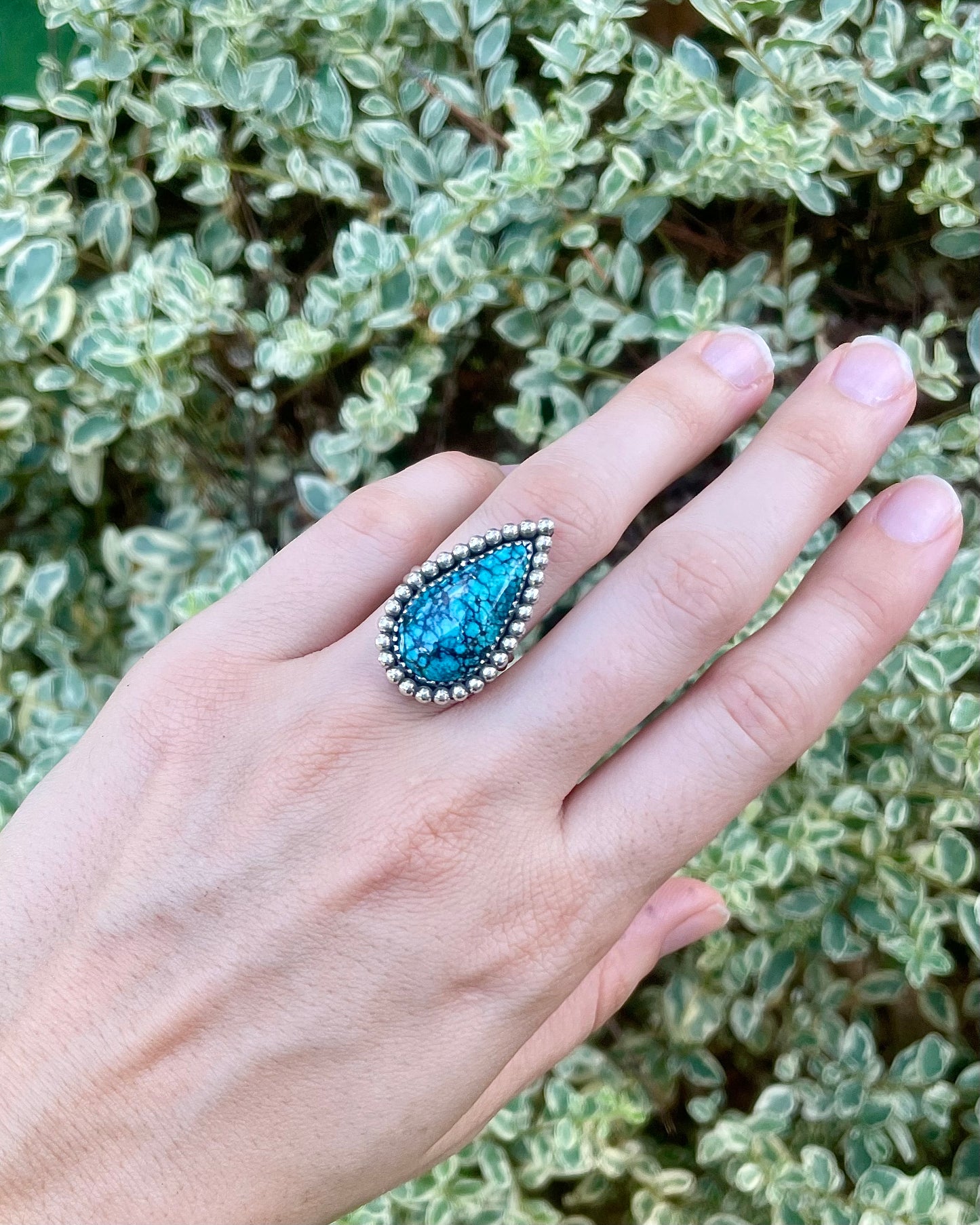 Vintage Hubei Mesa Ring Size 6