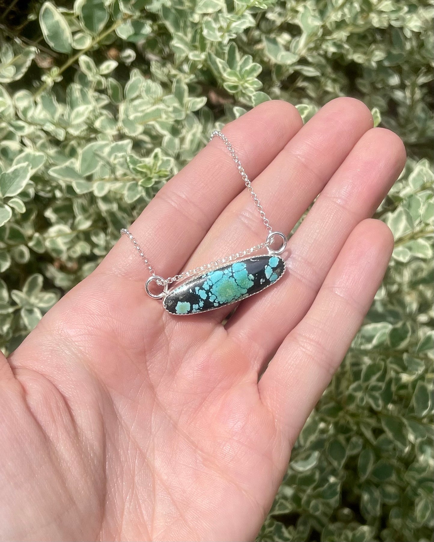 Hubei Turquoise Oval Necklace