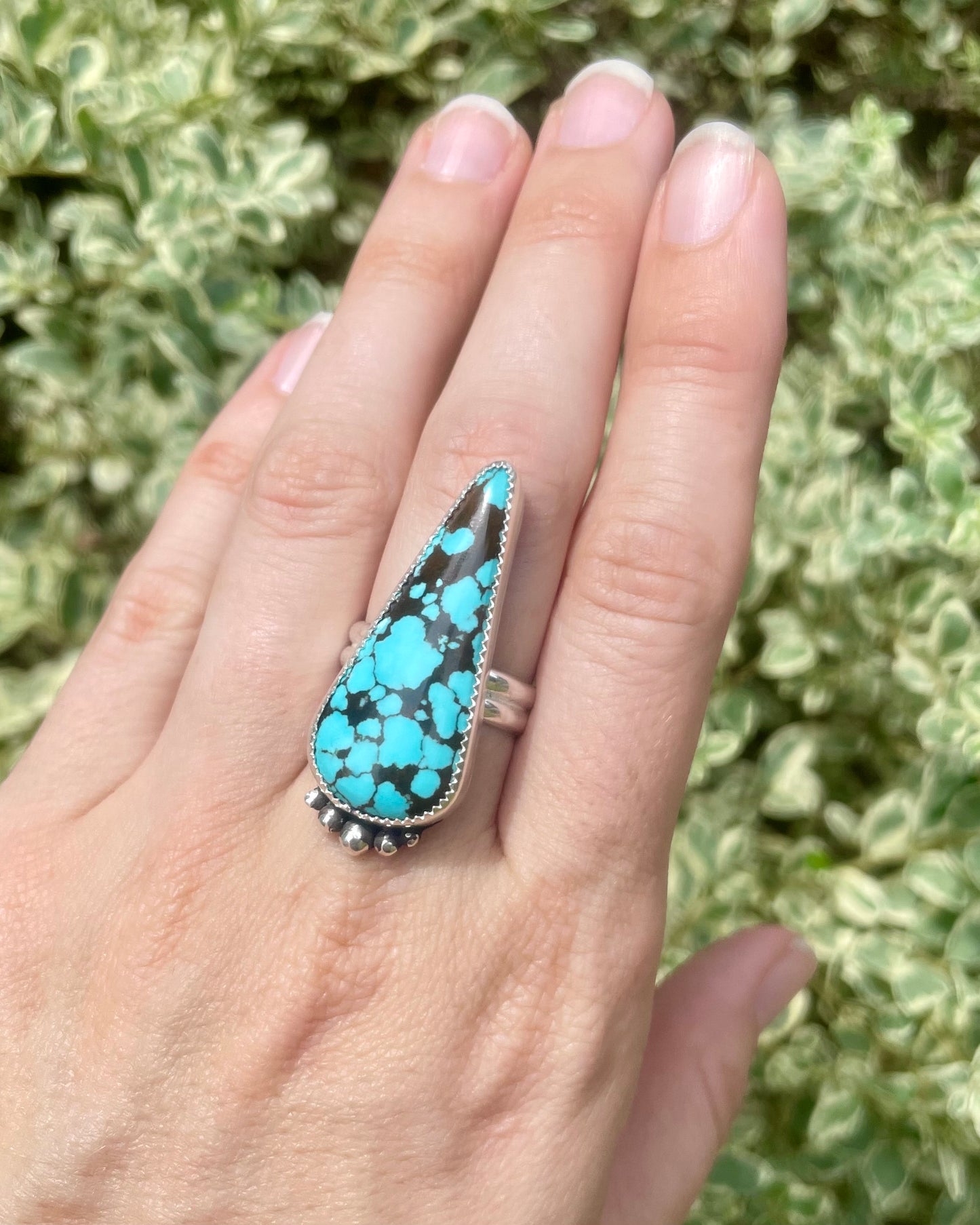 Hubei Turquoise Ring Size 7.5