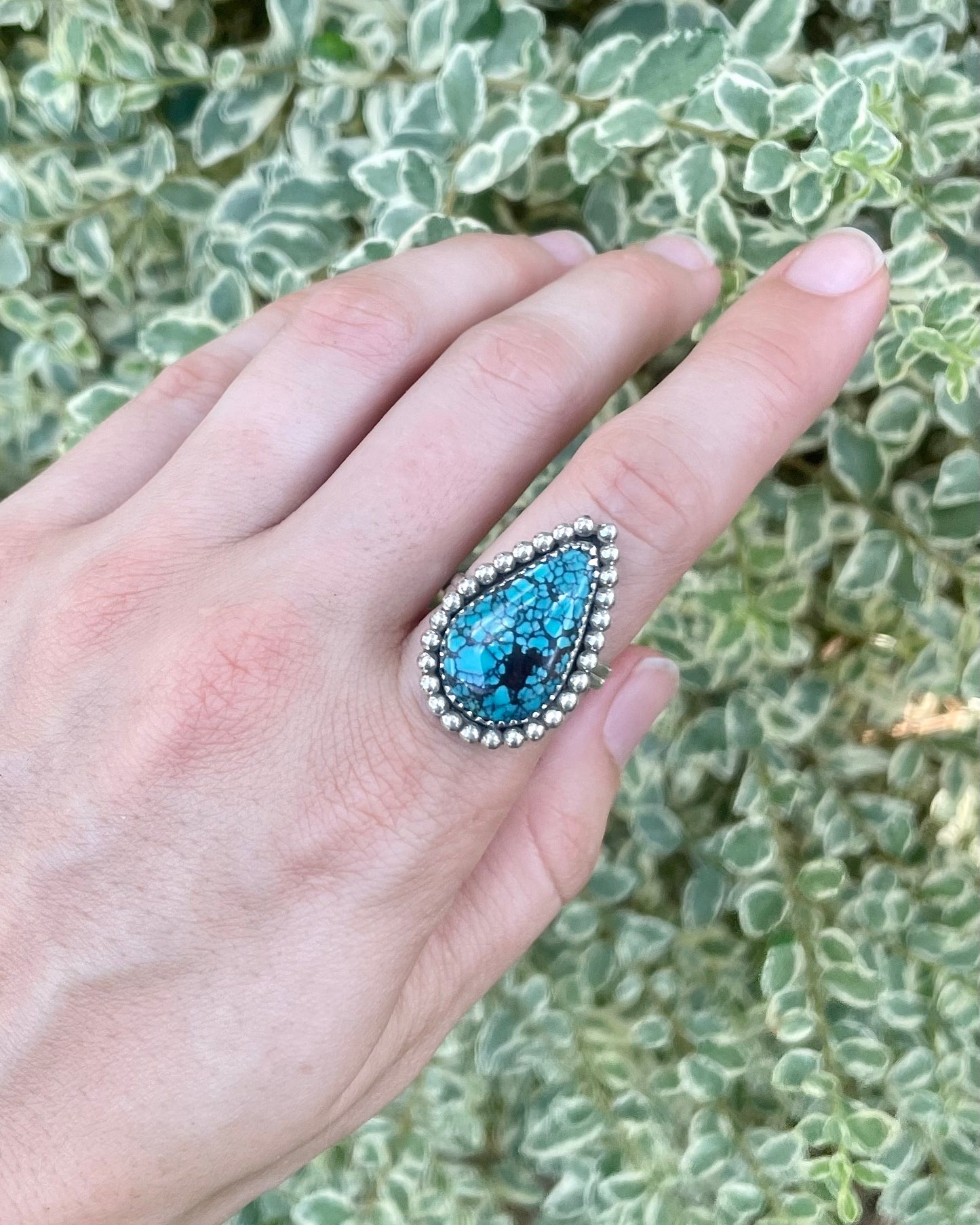 Vintage Hubei Mesa Ring Size 8