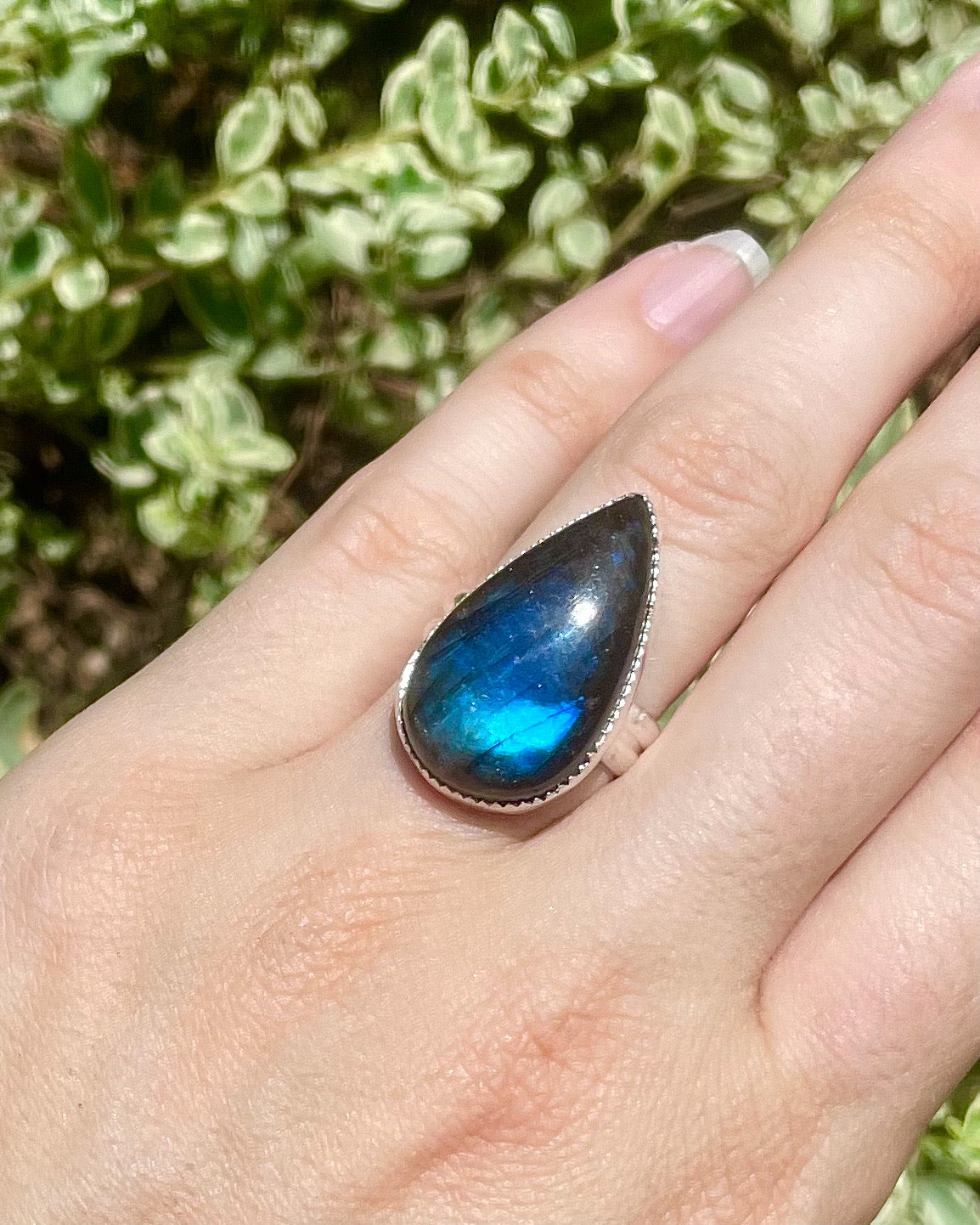 Midnight Labradorite Ring Size 6.5
