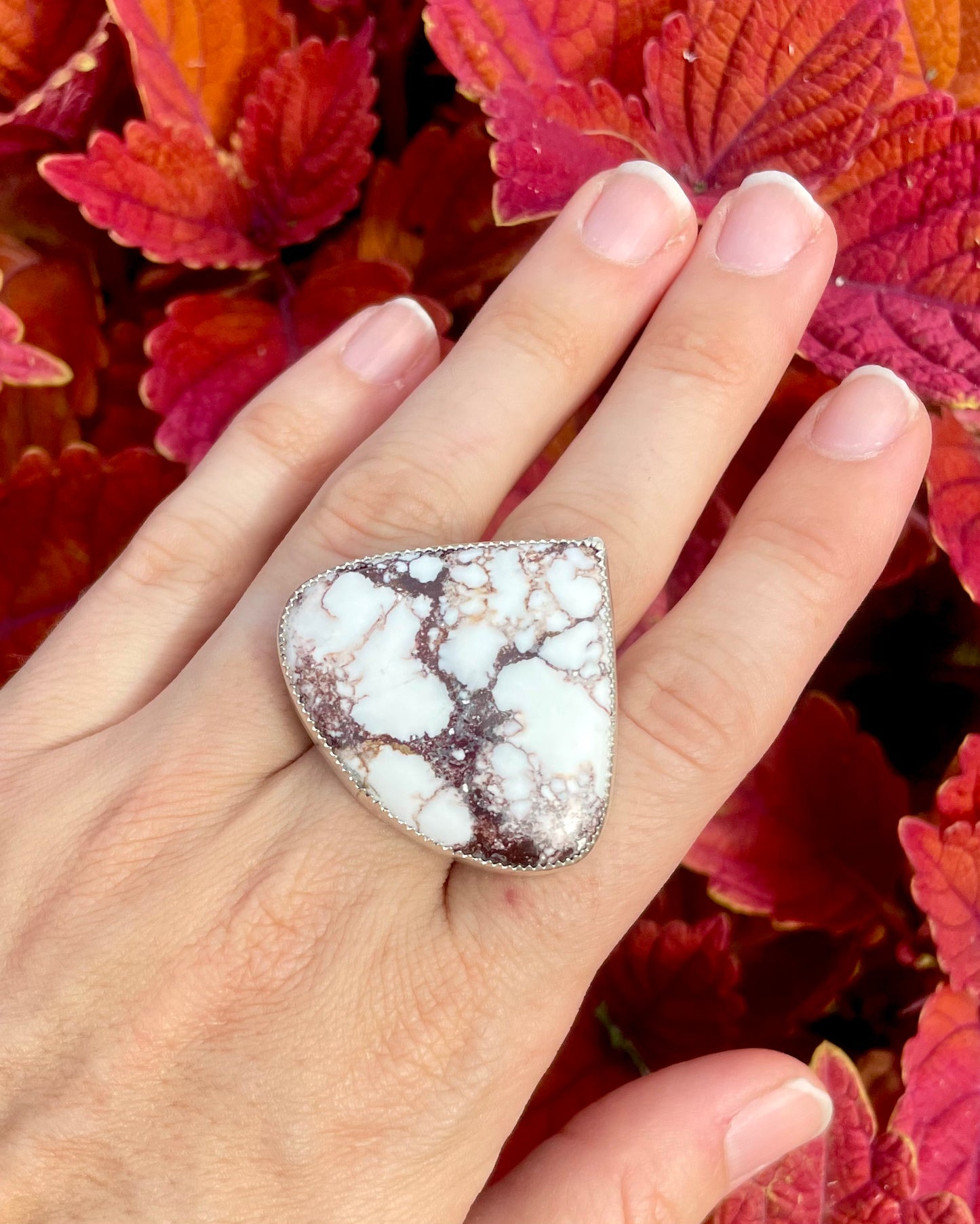 Adjustable Wild Horse Cutout Statement Ring