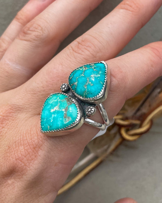 Emerald Valley Turquoise Drifter Ring (Size 9)