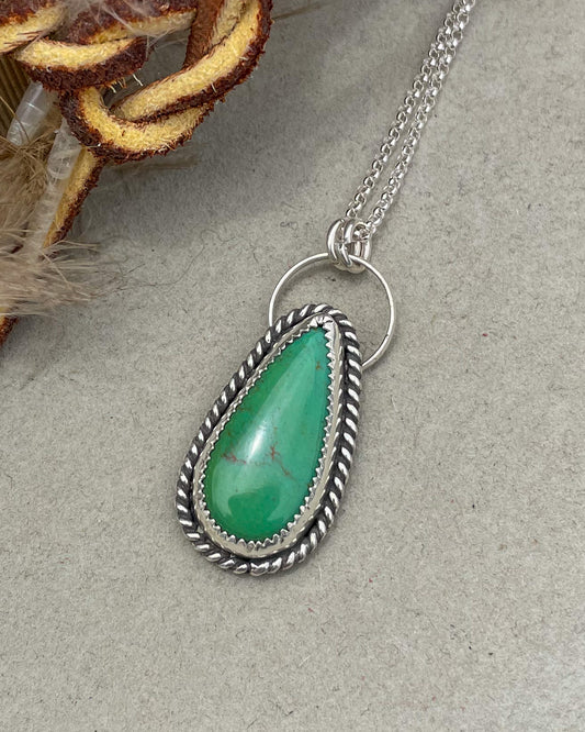 Green Turquoise Mountain Roper Necklace