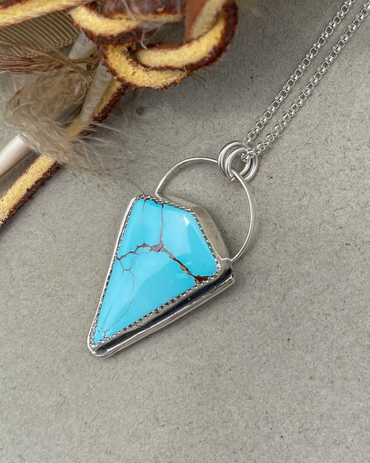 Turquoise Mountain Kite Necklace