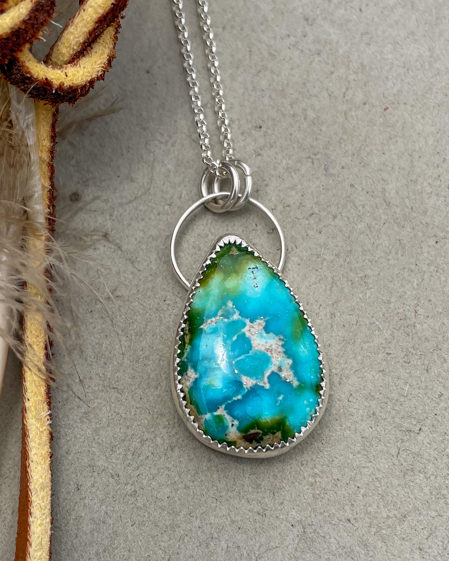 Sonoran Gold Teardrop Necklace