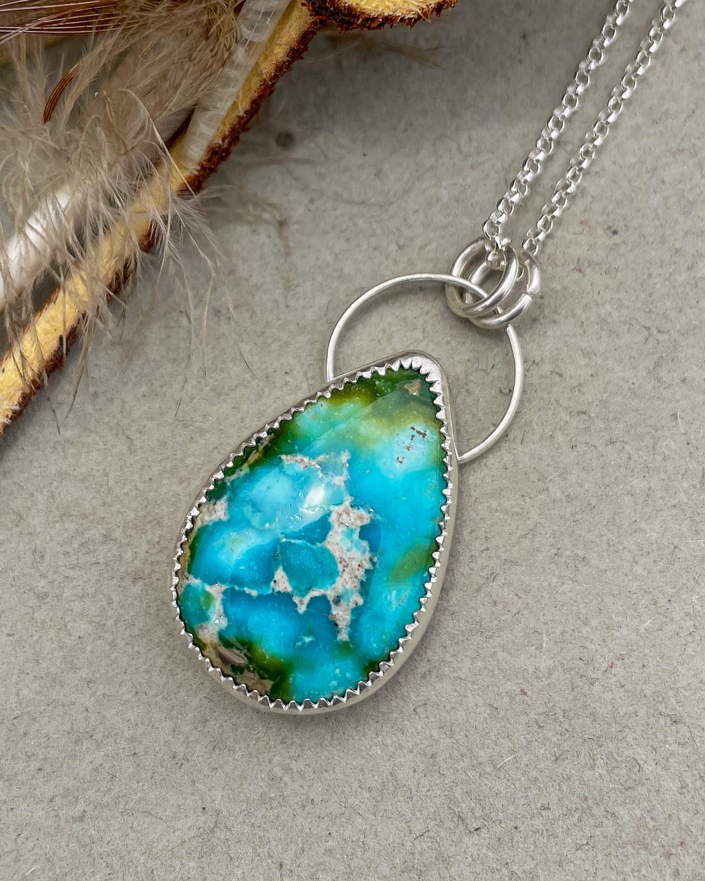 Sonoran Gold Teardrop Necklace