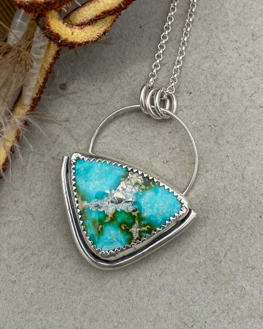 Sonoran Gold Triangular Necklace