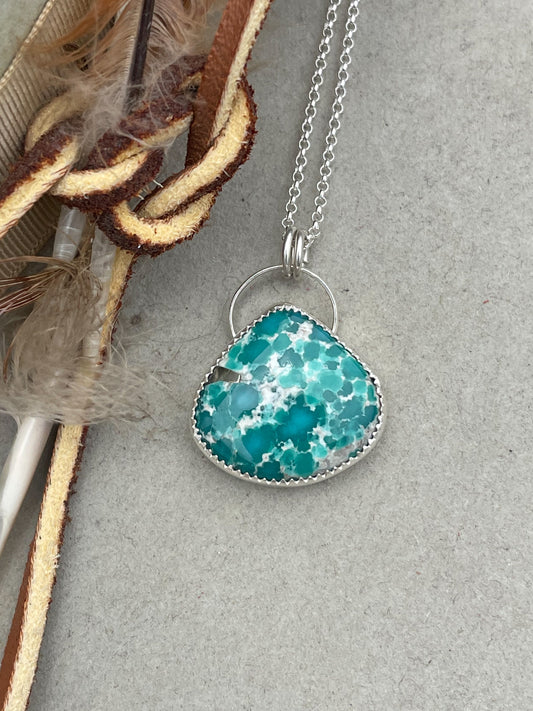 Emerald Valley Teardrop Necklace