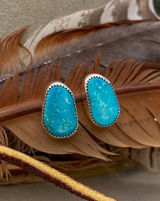 Sierra Bella Turquoise Stud Earrings