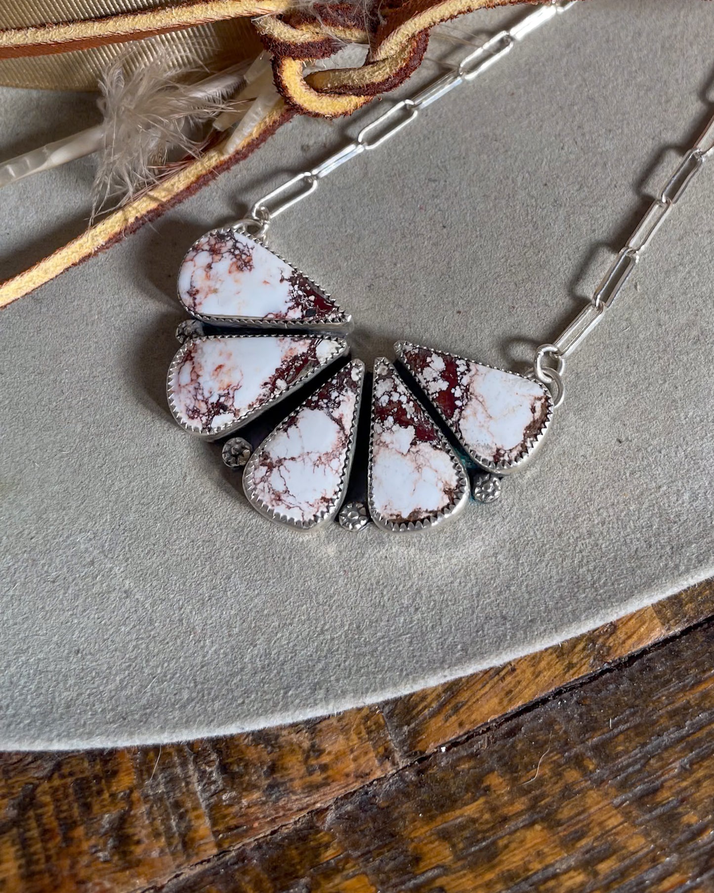 Wild Horse Half Cluster Necklace