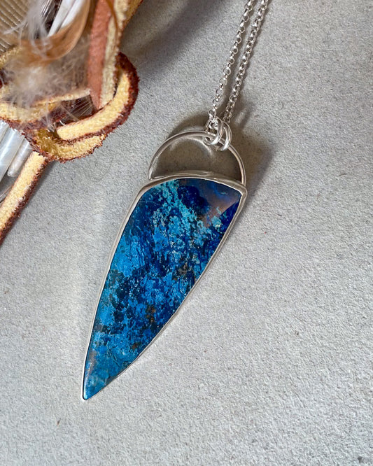 Shattuckite Necklace