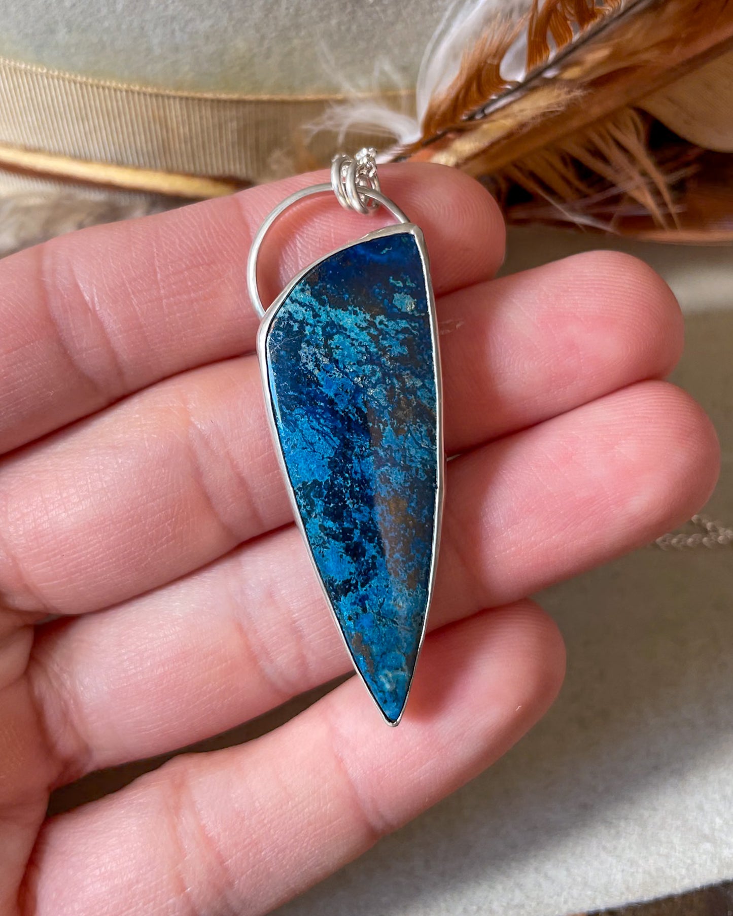 Shattuckite Necklace