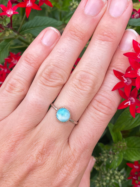 Larimar Everyday Ring