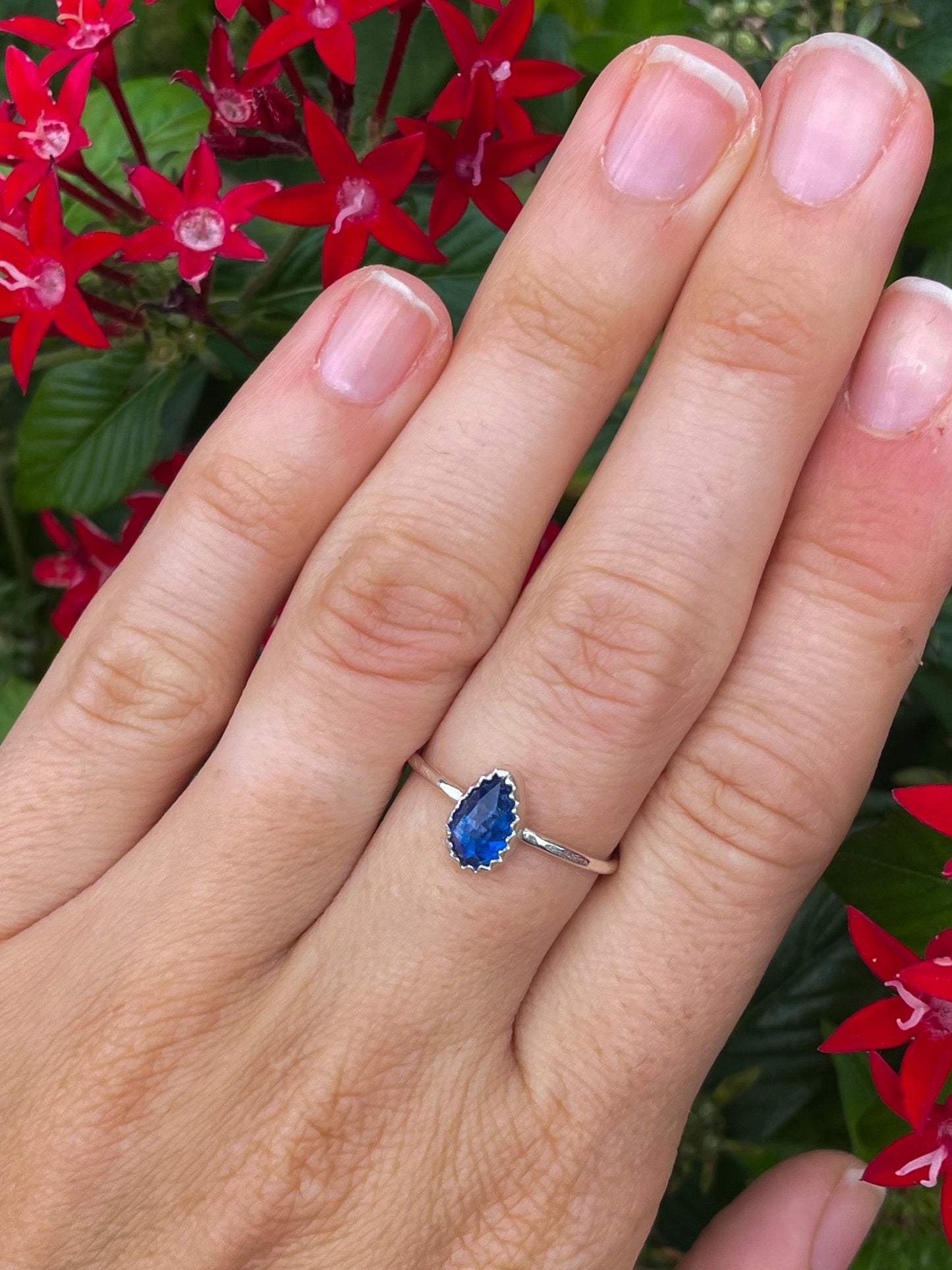 Blue Kayanite Everyday Ring
