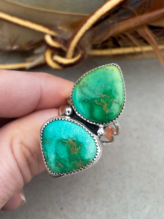 Emerald Valley Turquoise Drifter Ring (Size 8.5)