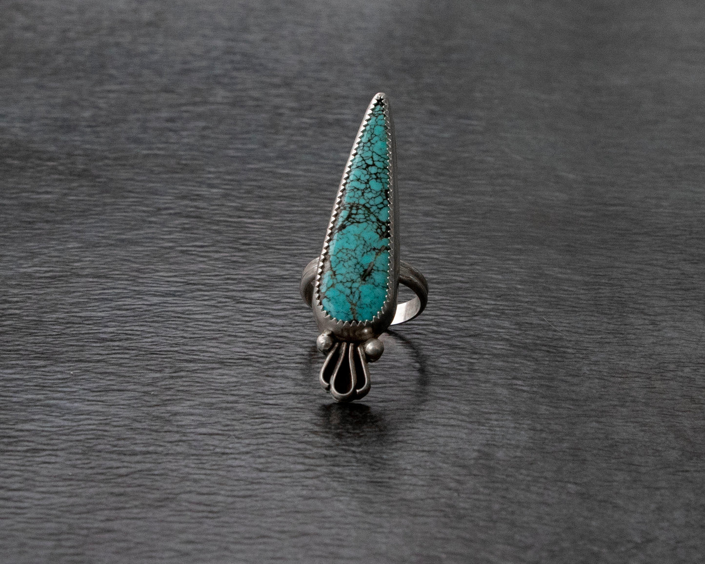 Moon River Turquoise Statement Ring Size 6