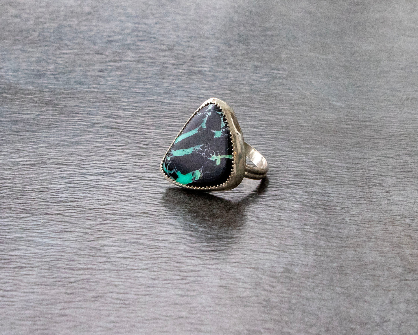 Black Buffalo Statement Ring Size 8
