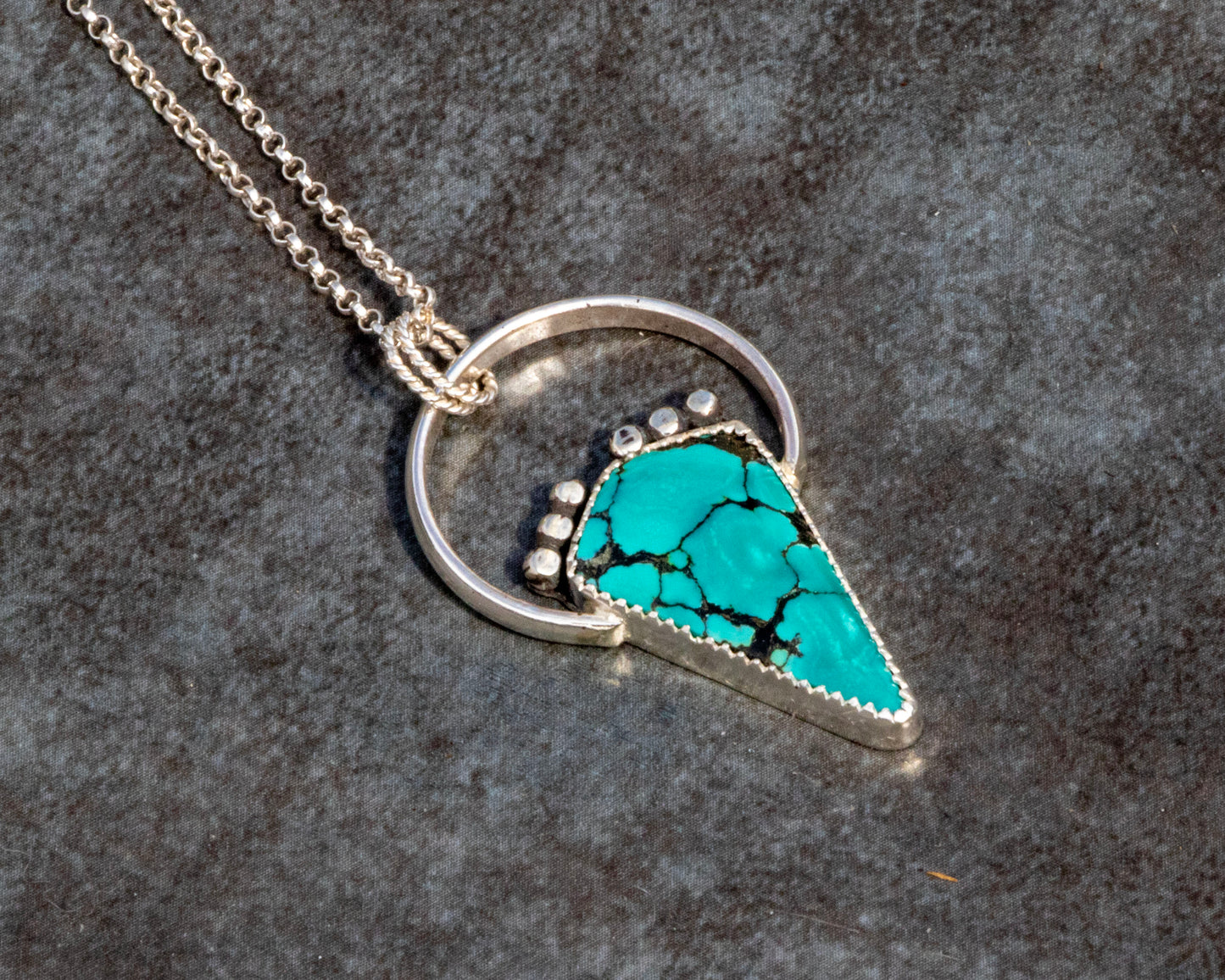 Yungai Turquoise Kite Necklace