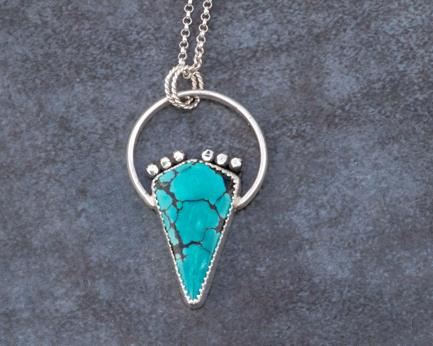 Yungai Turquoise Kite Necklace
