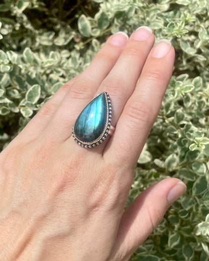 Labradorite Ring Size 7