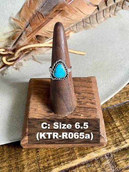 Kingman Turquoise Roper Ring