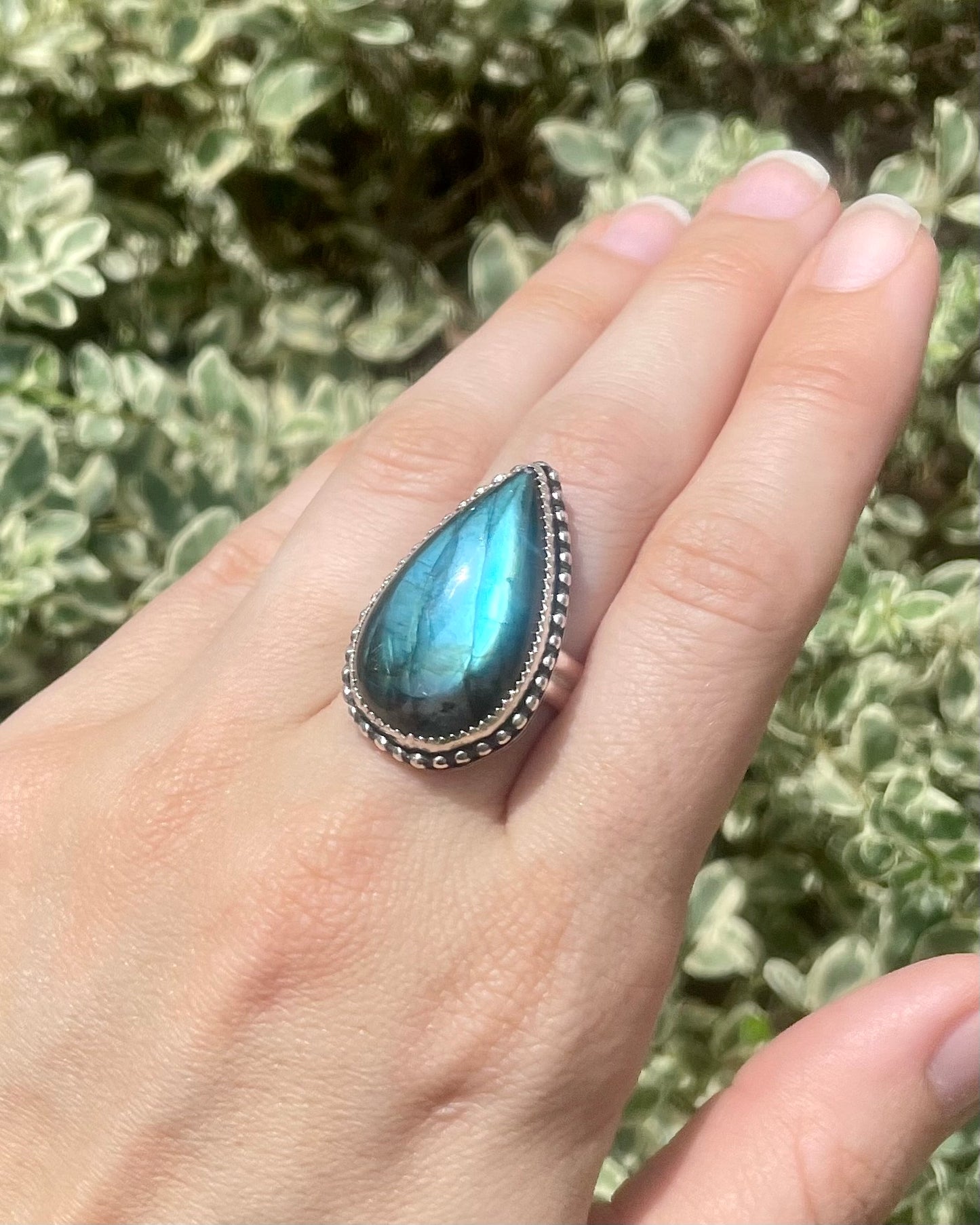 Labradorite Ring Size 7