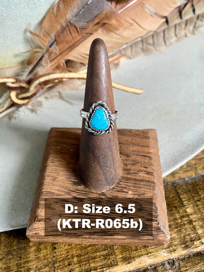 Kingman Turquoise Roper Ring