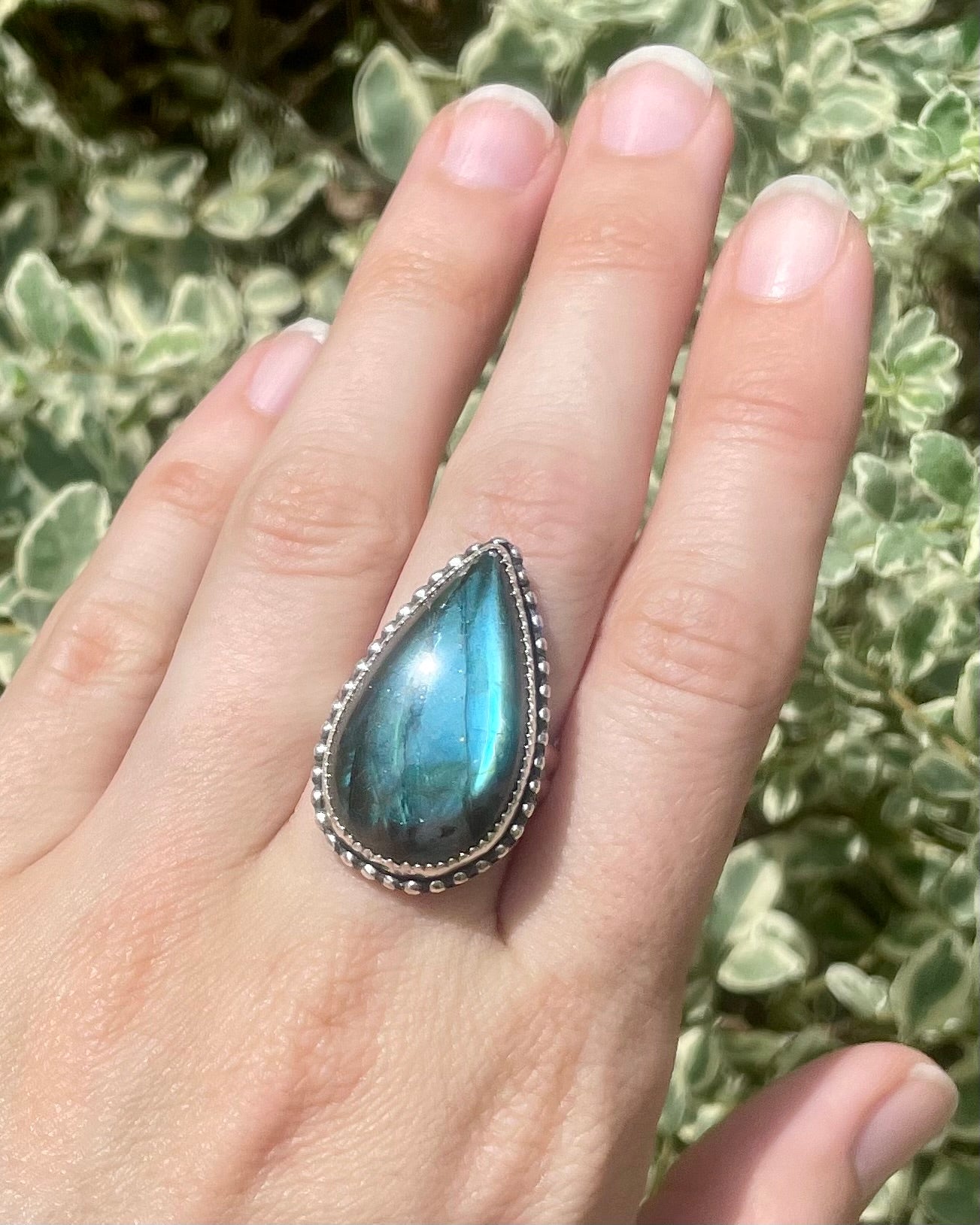Labradorite Ring Size 7