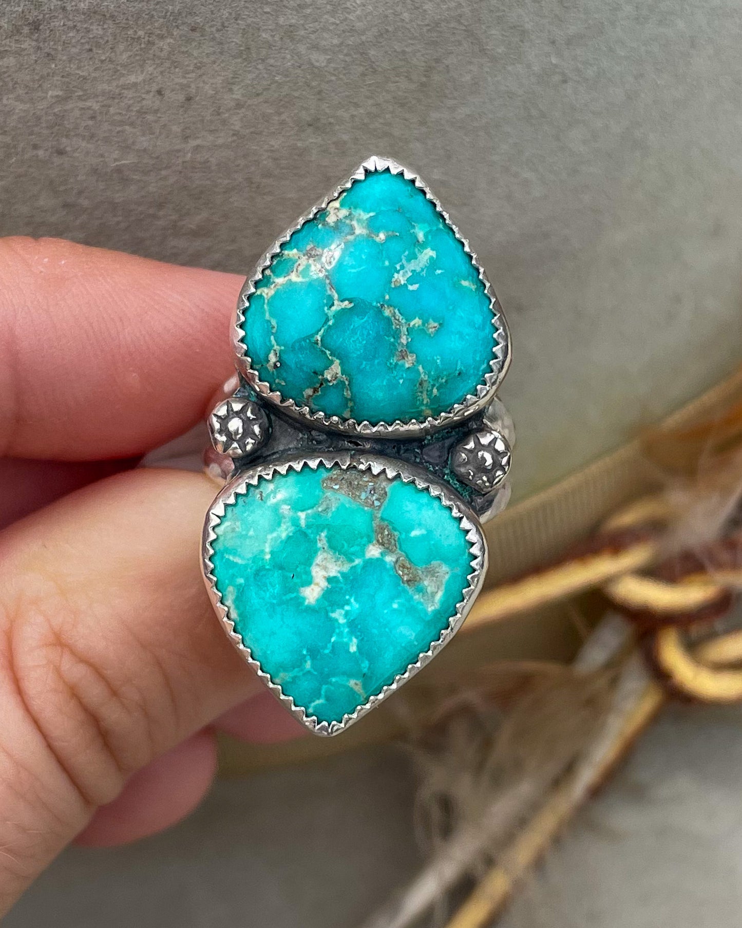 Emerald Valley Turquoise Drifter Ring (Size 9)