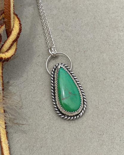 Green Turquoise Mountain Roper Necklace