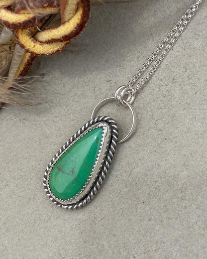 Green Turquoise Mountain Roper Necklace