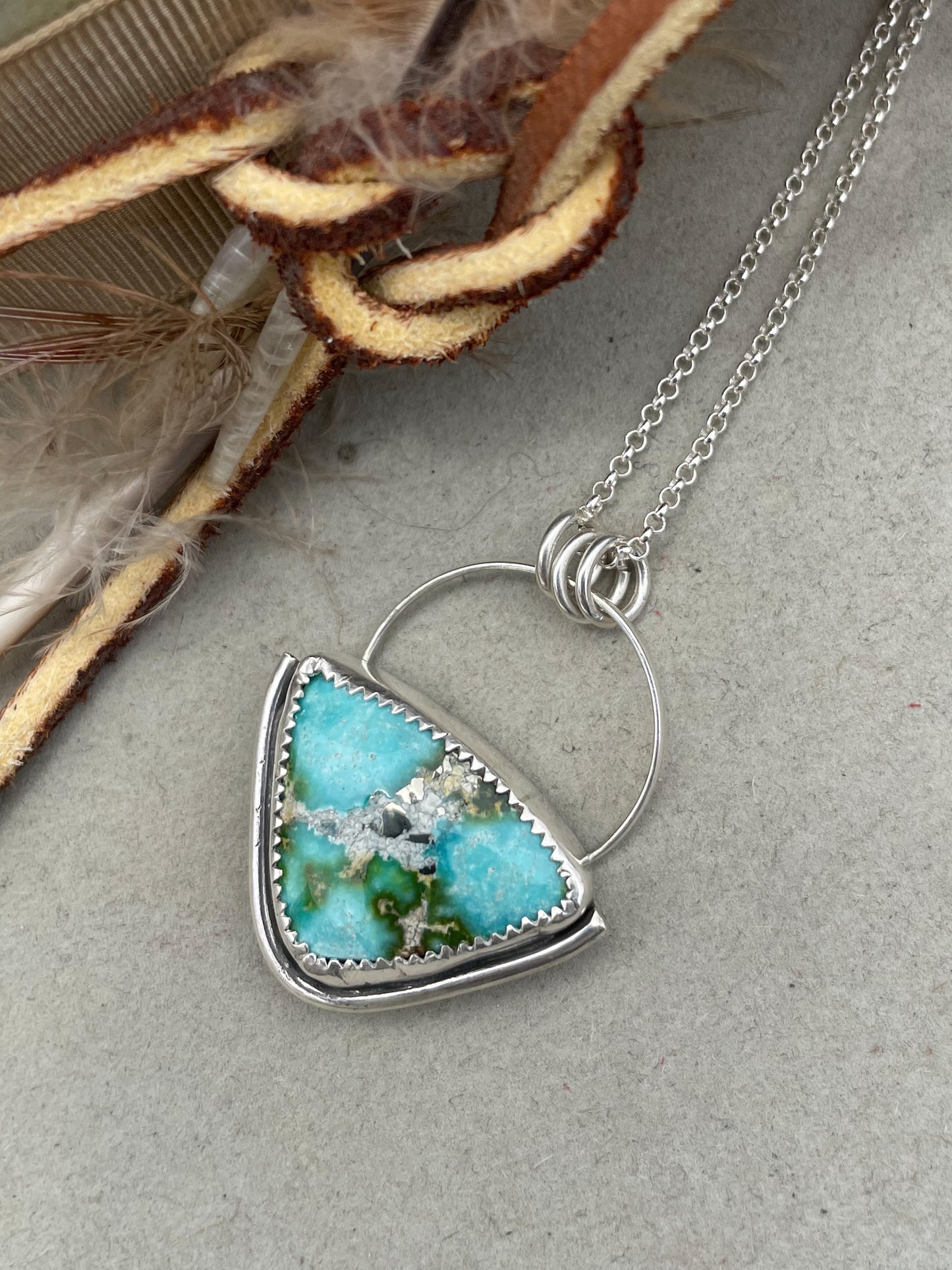 Sonoran Gold Triangular Necklace
