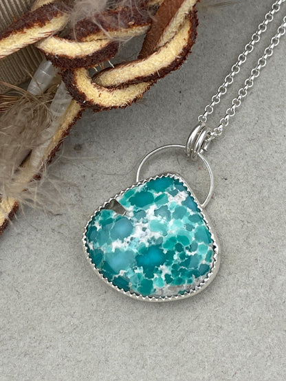 Emerald Valley Teardrop Necklace