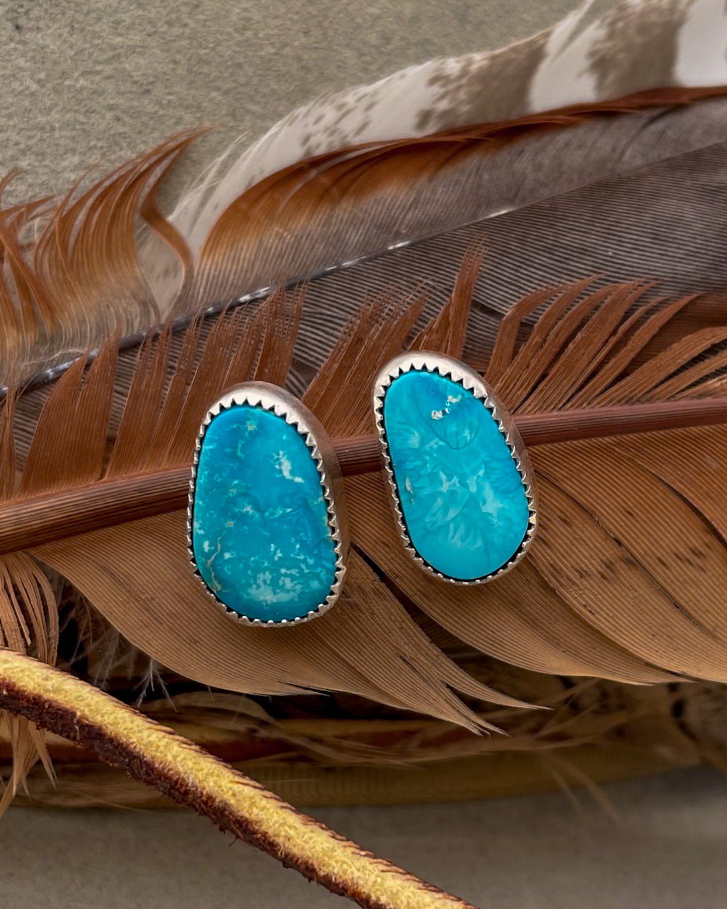 Sierra Bella Turquoise Stud Earrings
