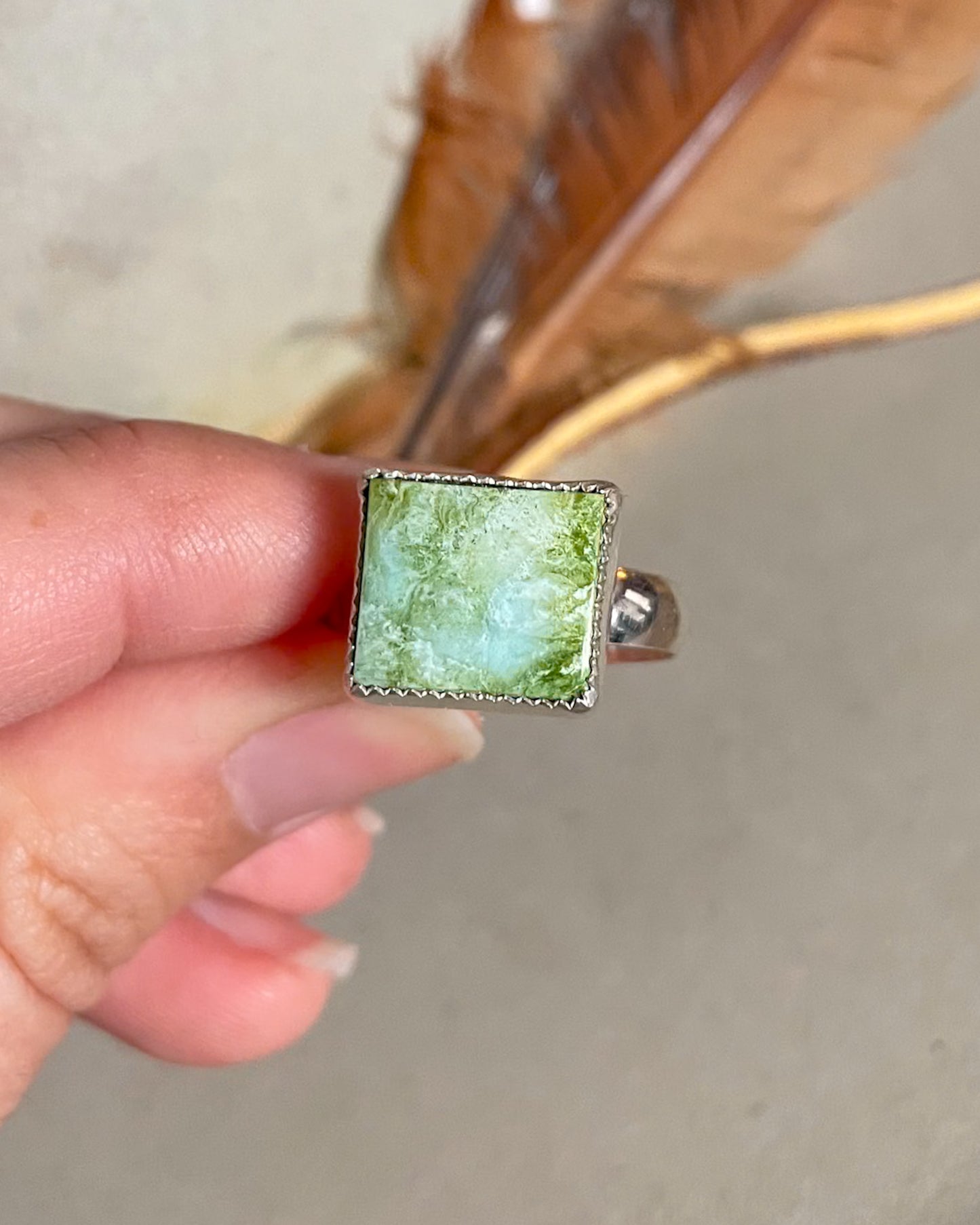 Natural Turquoise Mountain Everyday Rings