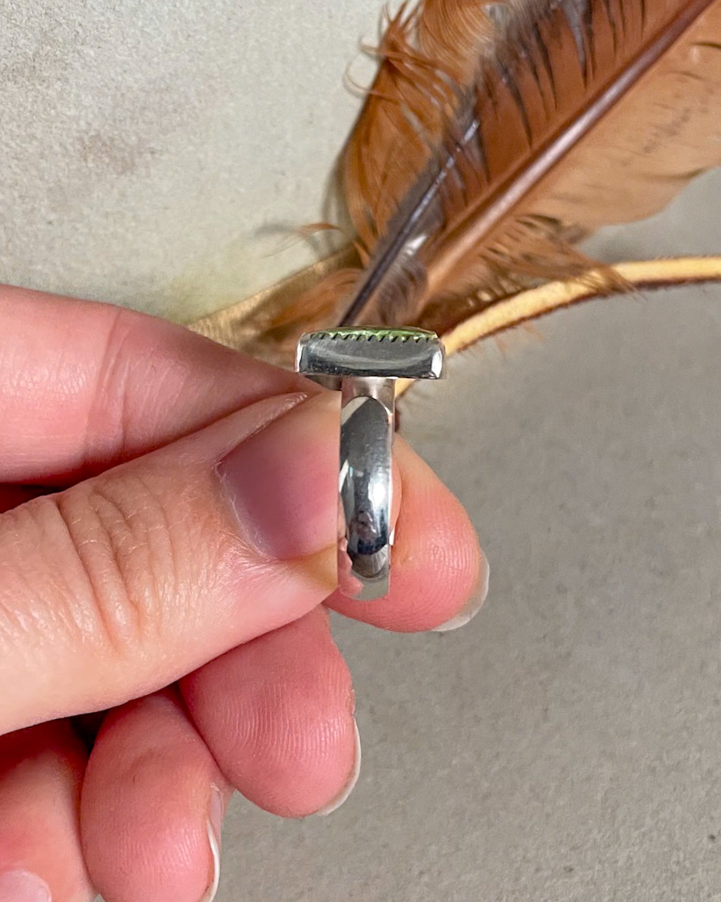 Natural Turquoise Mountain Everyday Rings