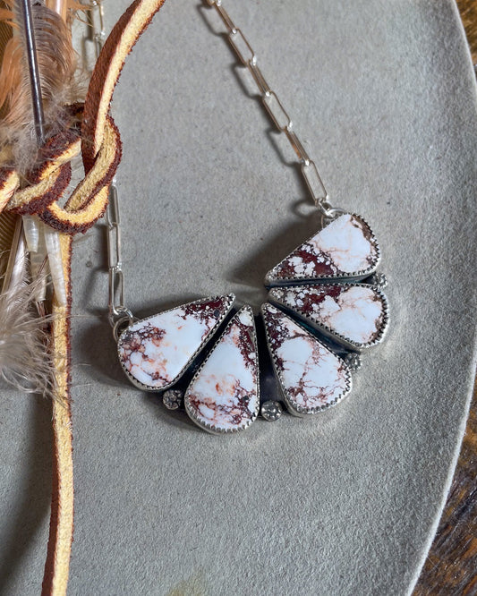 Wild Horse Half Cluster Necklace