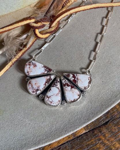 Wild Horse Half Cluster Necklace