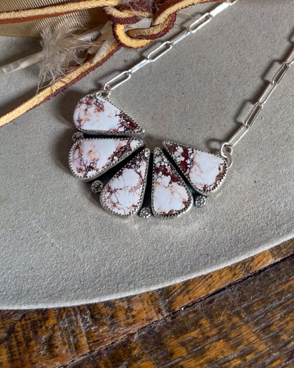 Wild Horse Half Cluster Necklace