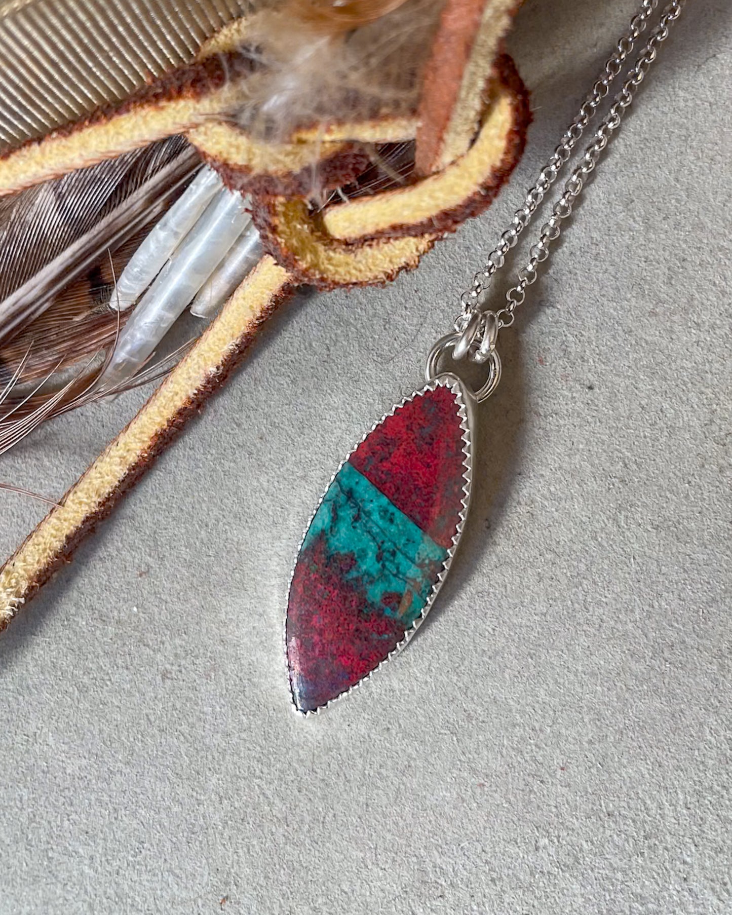 Sonoran Sunset Marquise Necklace