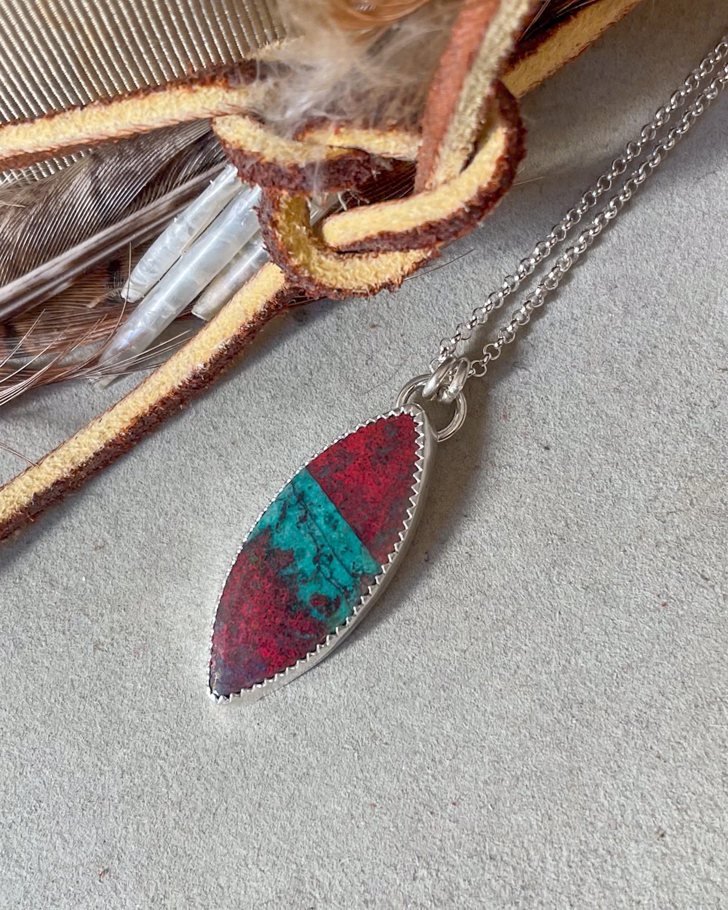 Sonoran Sunset Marquise Necklace