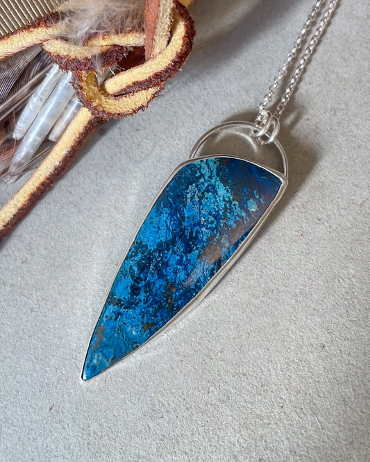Shattuckite Necklace