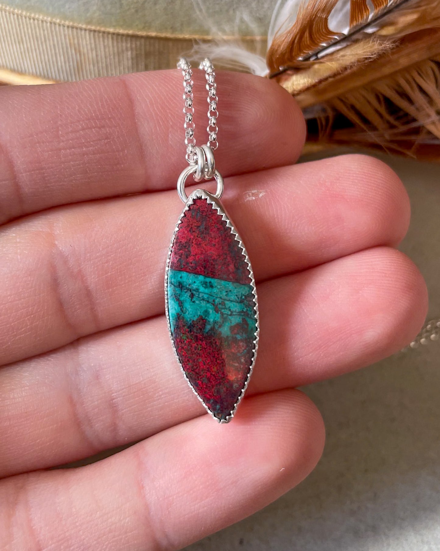 Sonoran Sunset Marquise Necklace